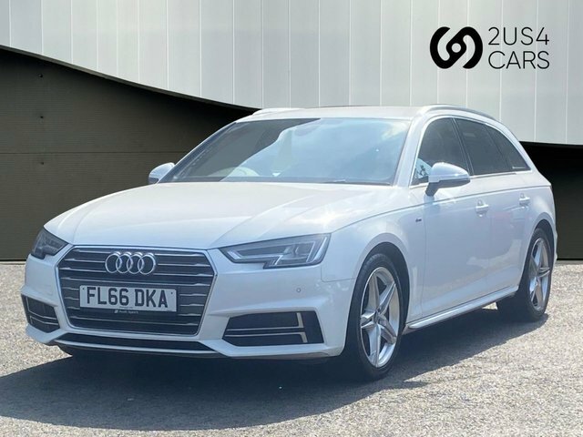 Audi A4 Avant 2.0 Tdi Ultra S Line Estate Euro FL66DKA White #2