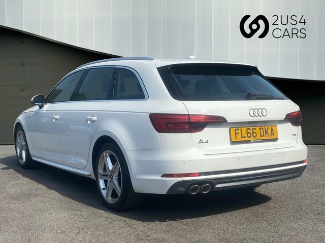 Audi A4 Avant 2.0 Tdi Ultra S Line Estate Euro FL66DKA White #4