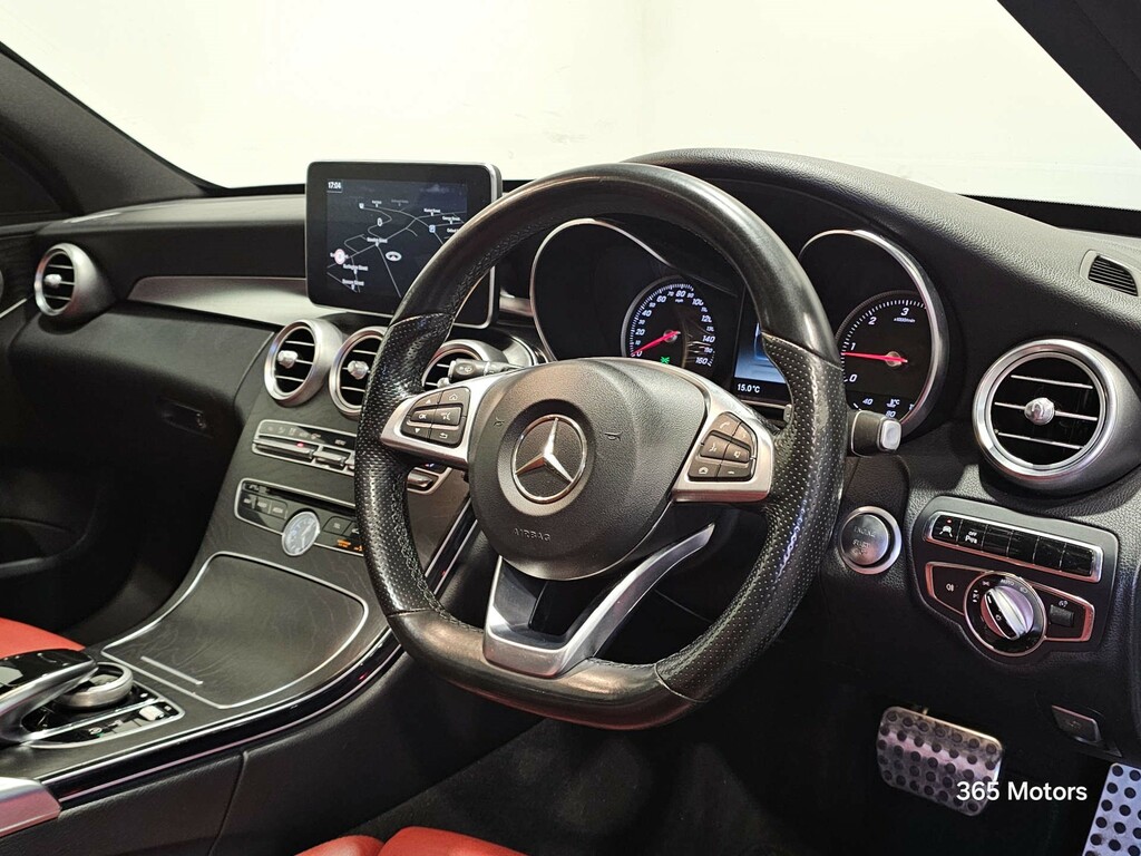 Mercedes-Benz C Class Bluetec Amg Line Estate G-tronic Euro 6 S Black