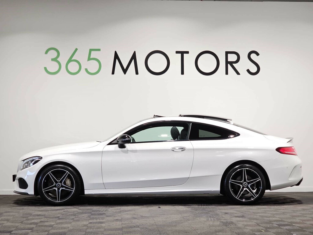 Mercedes-Benz C Class Amg Line Premium Coupe G-tronic Euro 6 White #6
