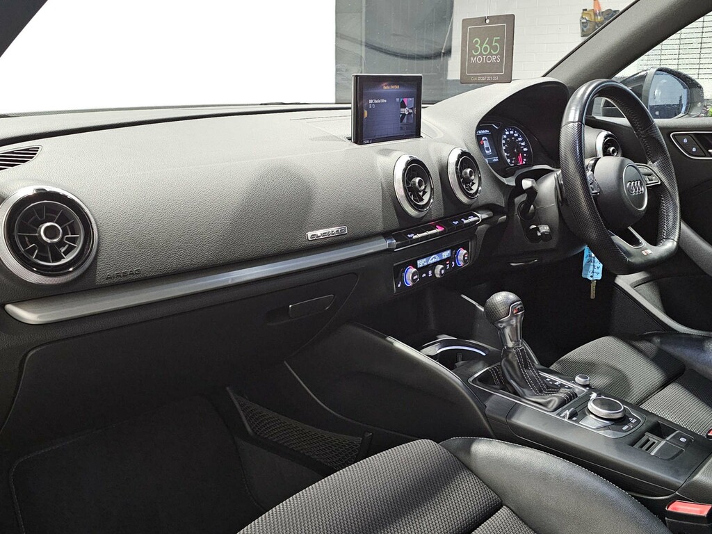 Audi A3 Black Edition Saloon S Tronic Quattro Euro Silver #3