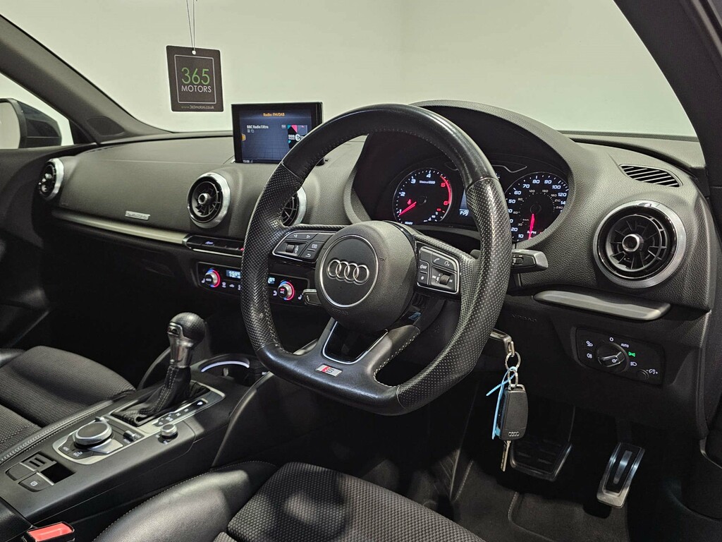 Audi A3 Black Edition Saloon S Tronic Quattro Euro Silver