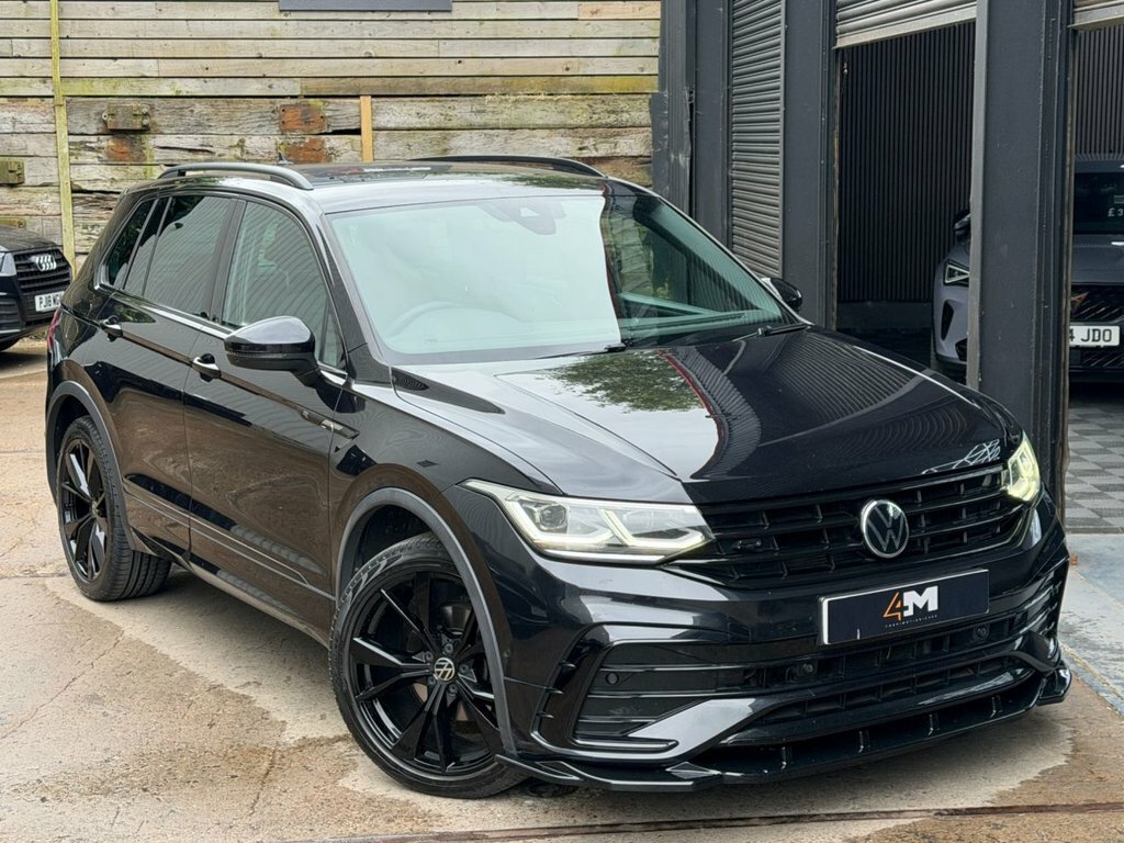 Volkswagen Tiguan 2.0 Tdi R-line Suv Dsg Euro 6 Ss 15 KR21VDG Black #3