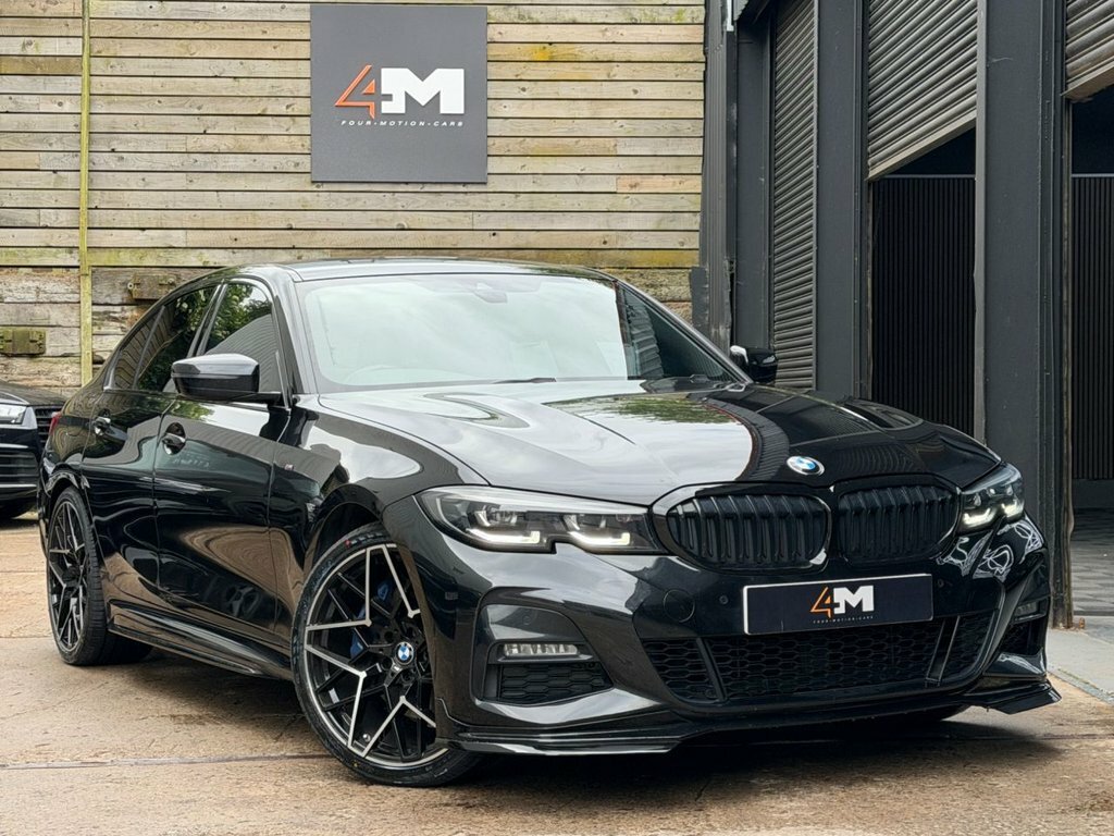 BMW 3 Series 2.0 320D Mht M Sport Saloon Hybrid Black