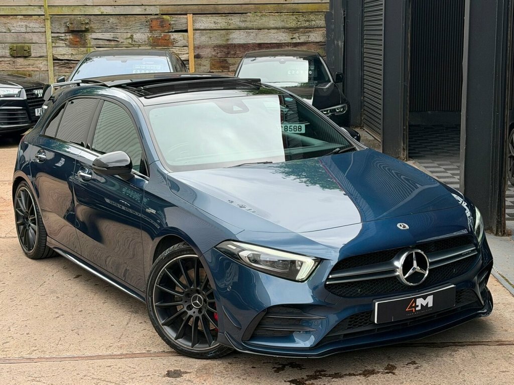 Mercedes-Benz A Class 2.0 A35 Amg Edition Premium Plus Hatchback P MW22YOE Blue #3