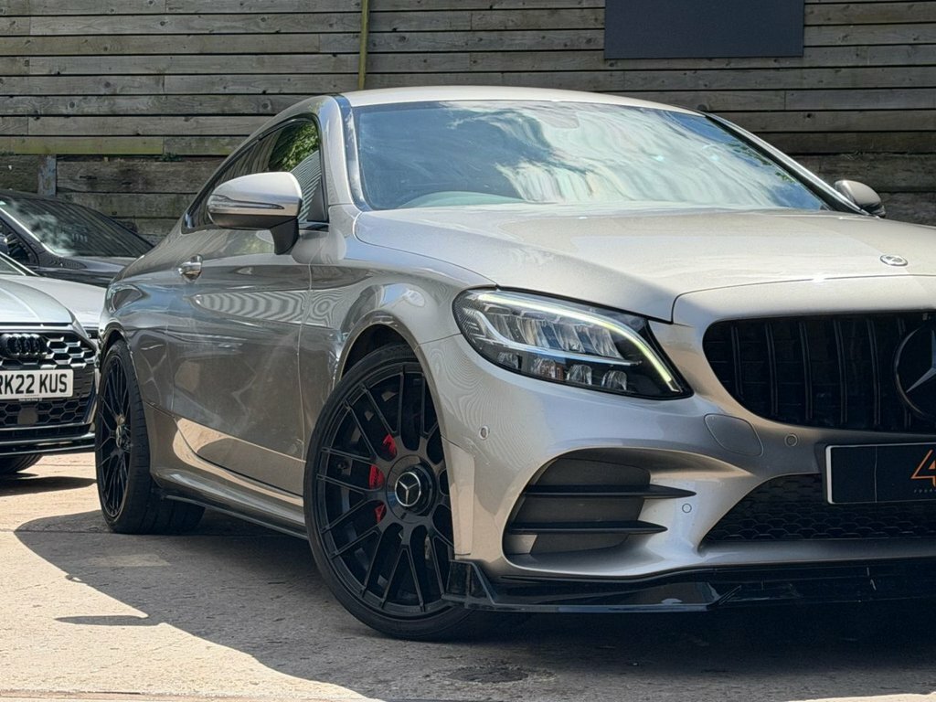 Mercedes-Benz C Class 1.5 C200 Mhev Amg Line Coupe G-tronic Silver #2