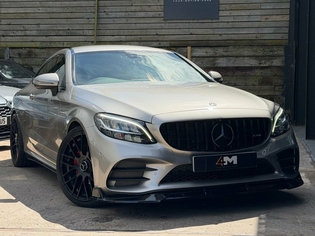 Mercedes-Benz C Class 1.5 C200 Mhev Amg Line Coupe G-tronic Silver