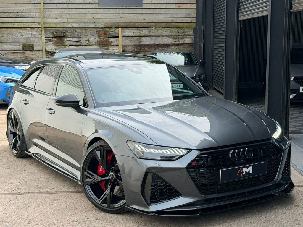 Audi RS6 Avant 4.0 Tfsi V8 Carbon Black Estate Tiptron Grey #3
