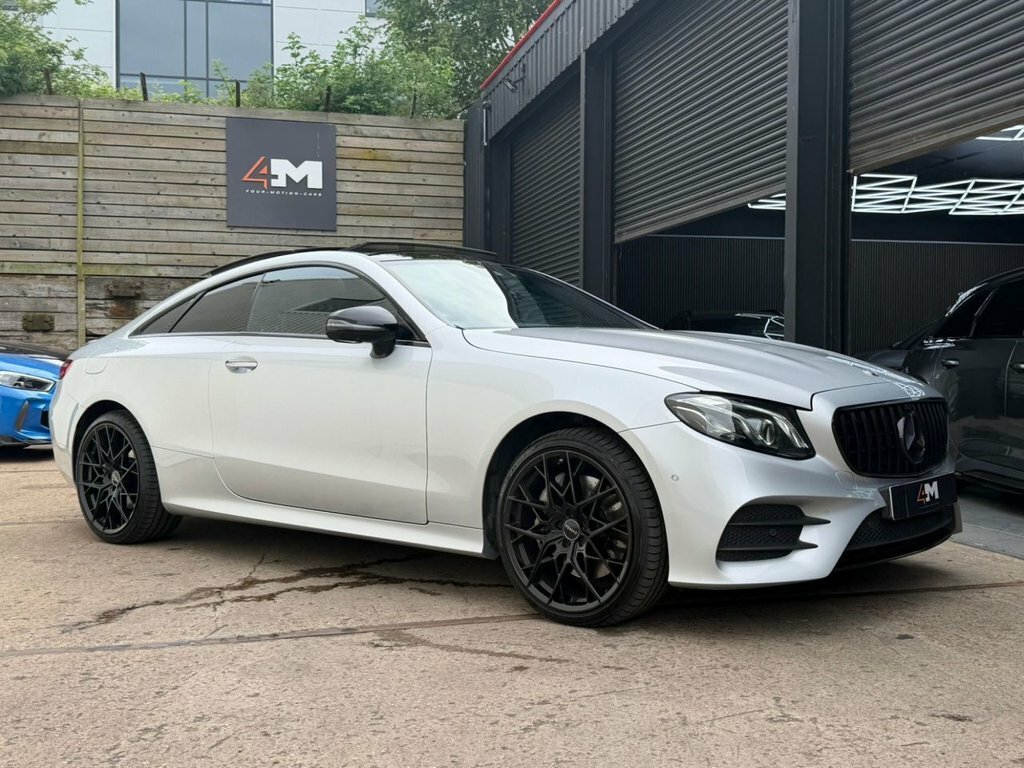 Mercedes-Benz E Class 2.9 E400d Amg Line Premium Plus Coupe Silver #2