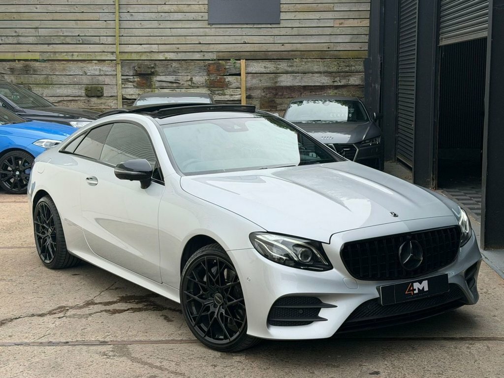 Mercedes-Benz E Class 2.9 E400d Amg Line Premium Plus Coupe Silver