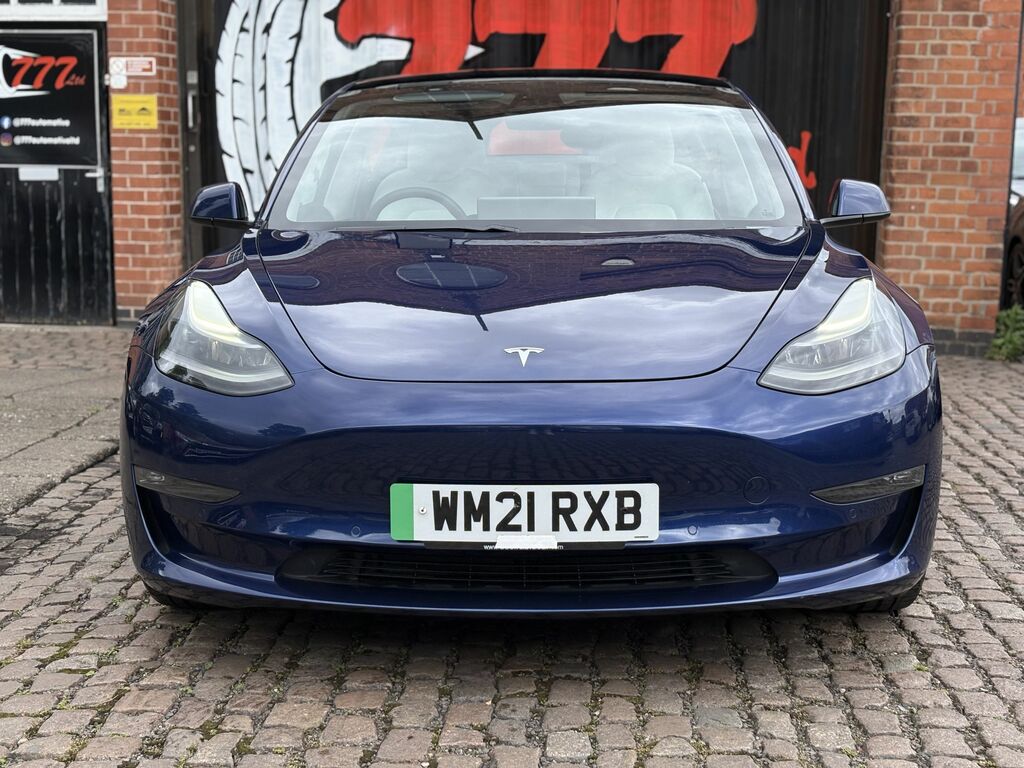 Tesla Model 3 2021 Dual Motor Long Range Saloon A WM21RXB Blue #6