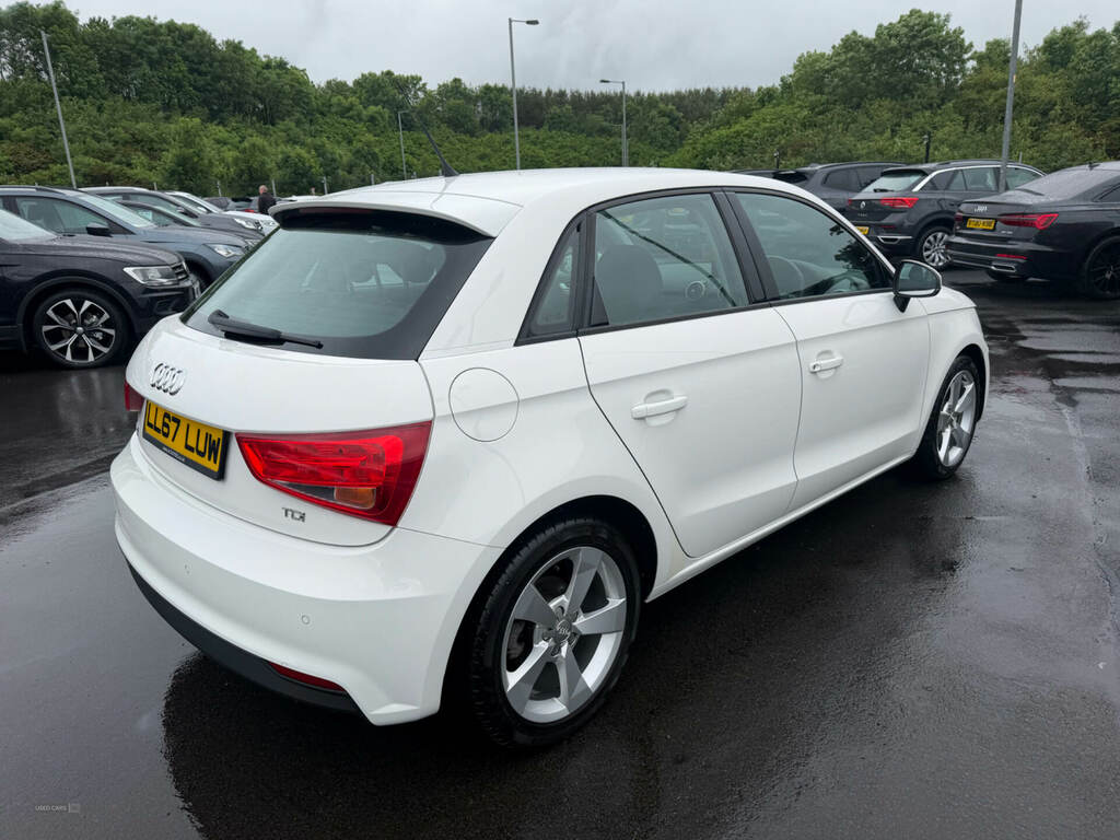 Audi A1 1.6 Tdi Sport Nav S Tronic LL67LUW White #2
