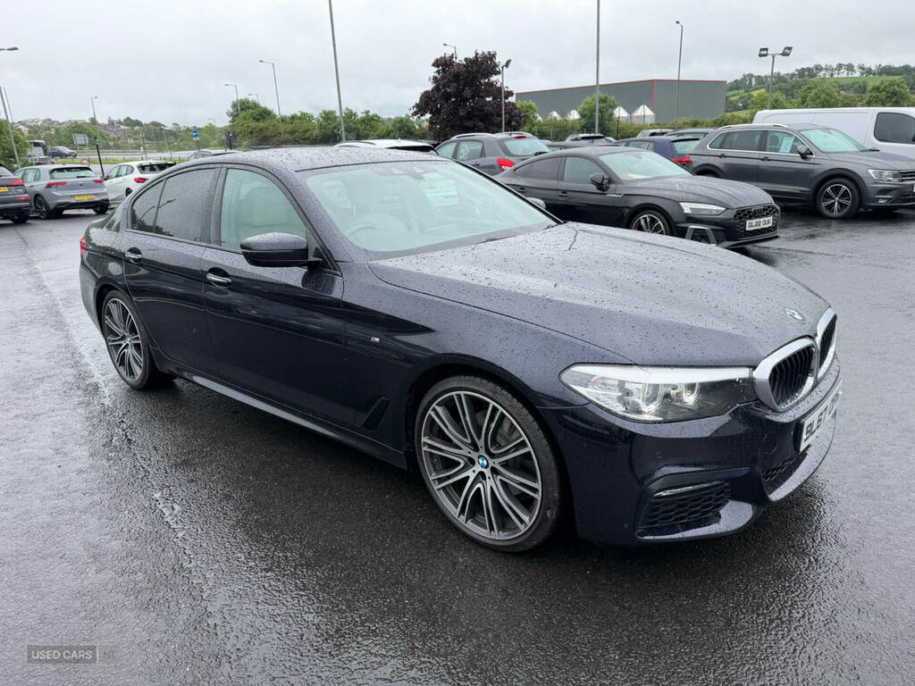 BMW 5 Series 520D Xdrive M Sport BL67OPN Black #3