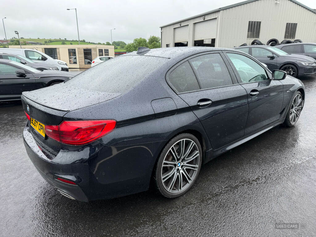 BMW 5 Series 520D Xdrive M Sport BL67OPN Black #2