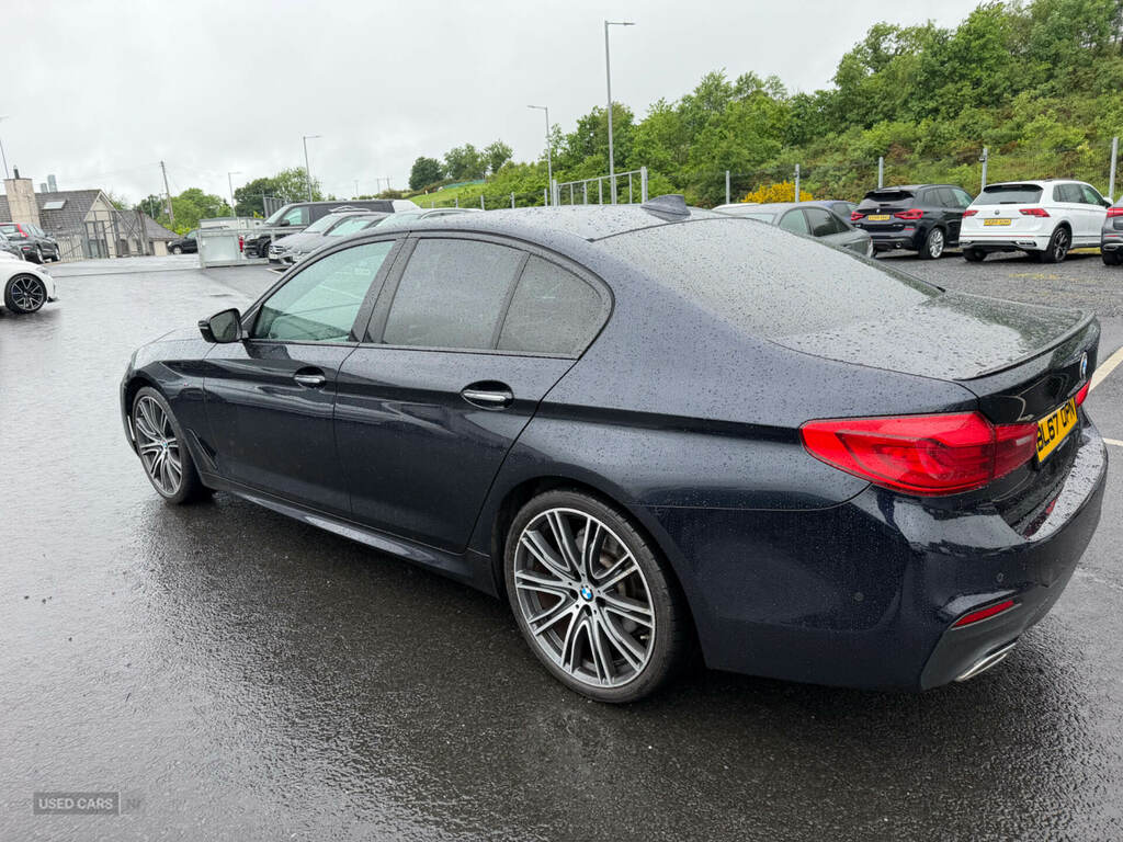 BMW 5 Series 520D Xdrive M Sport BL67OPN Black #4