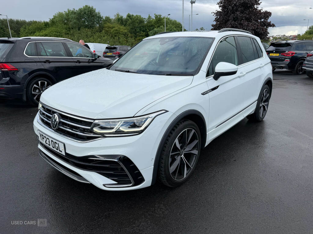 Volkswagen Tiguan 2.0 Tdi R-line Dsg White #2