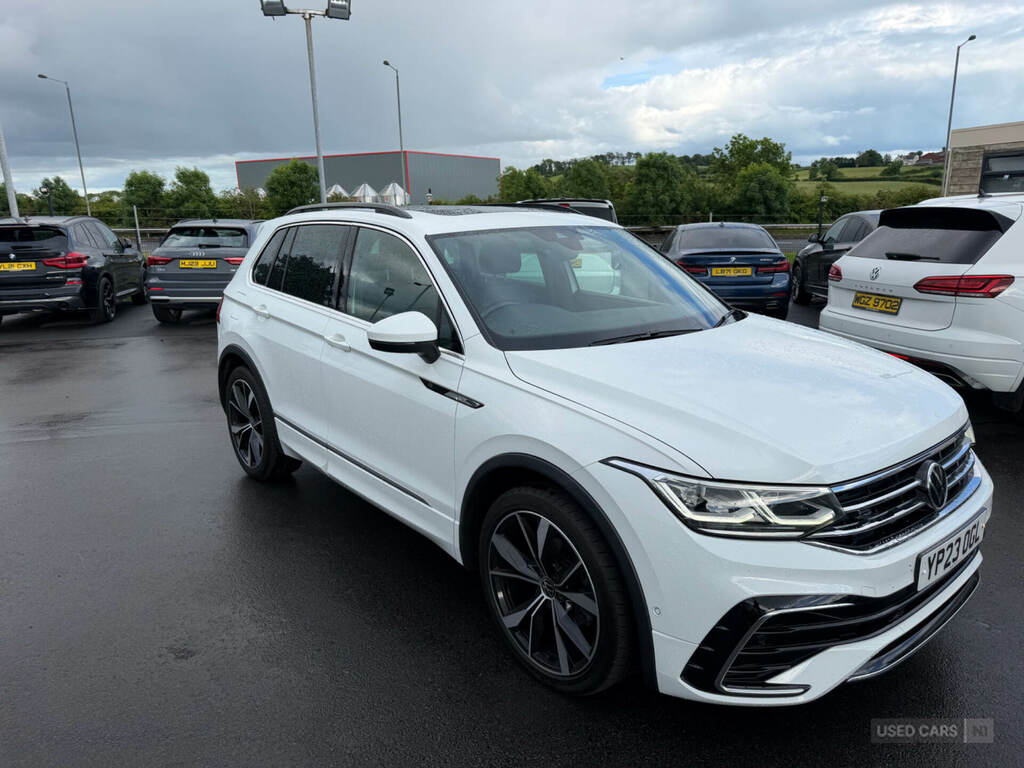 Volkswagen Tiguan 2.0 Tdi R-line Dsg White #3