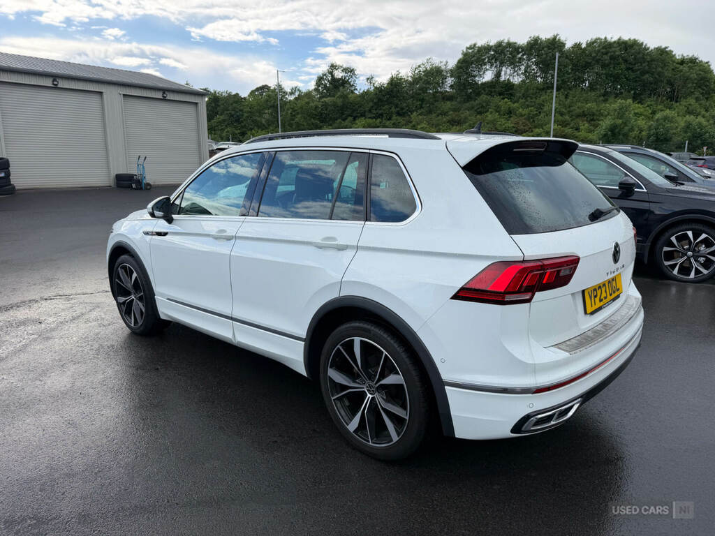 Volkswagen Tiguan 2.0 Tdi R-line Dsg White #6