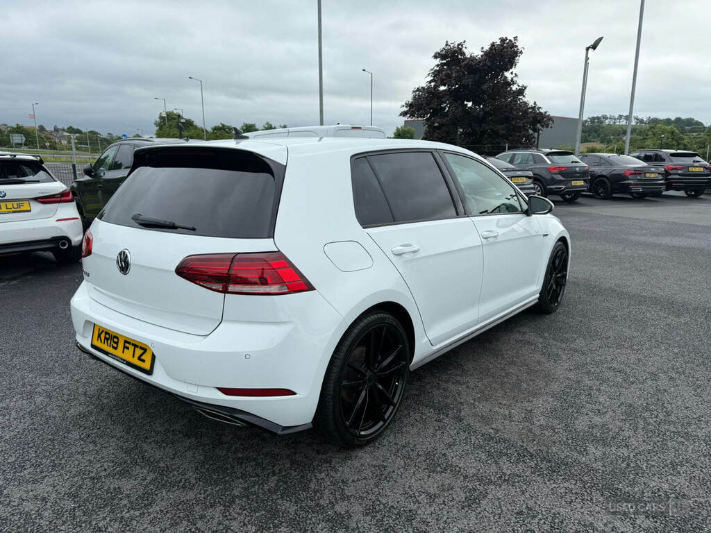 Volkswagen Golf 2.0 Tdi R-line Dsg White #3