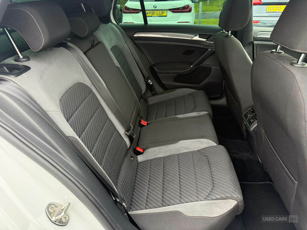 Volkswagen Golf 2.0 Tdi R-line Dsg White #6
