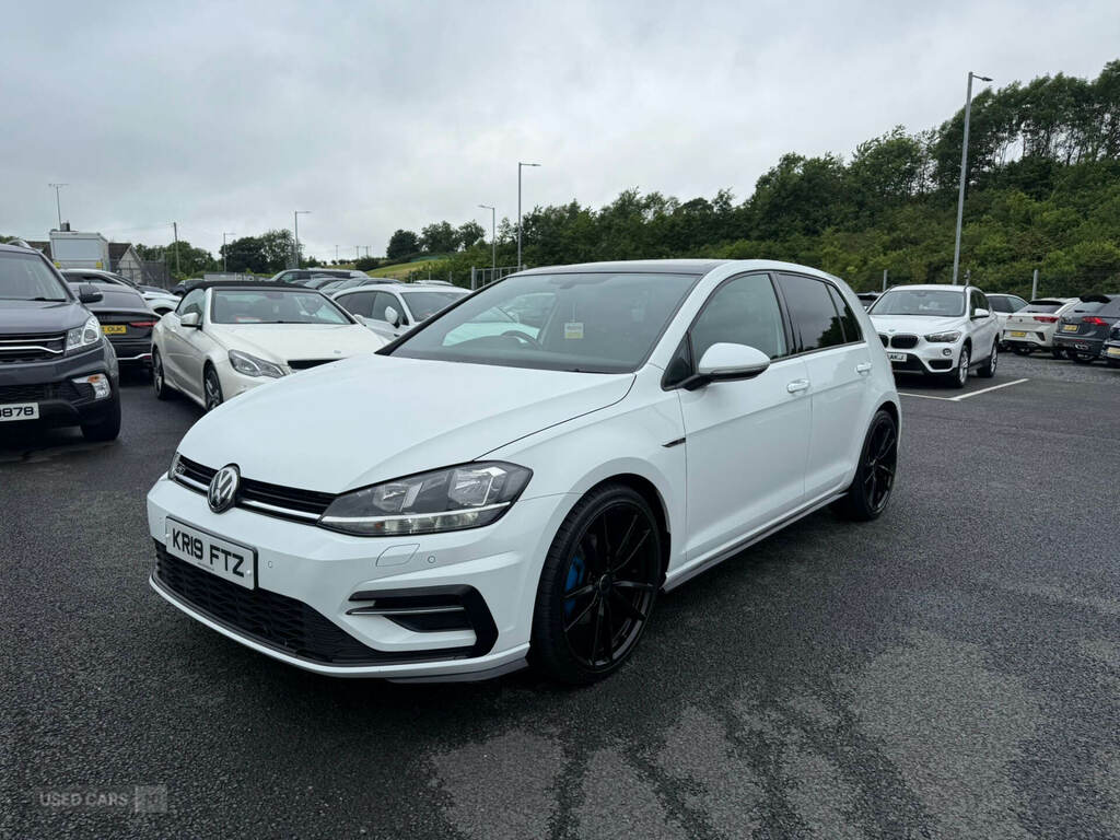 Volkswagen Golf 2.0 Tdi R-line Dsg White #2