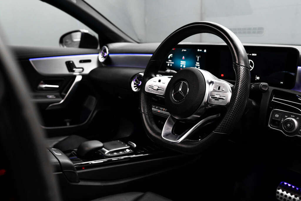 Mercedes-Benz CLA Class Saloon White #22