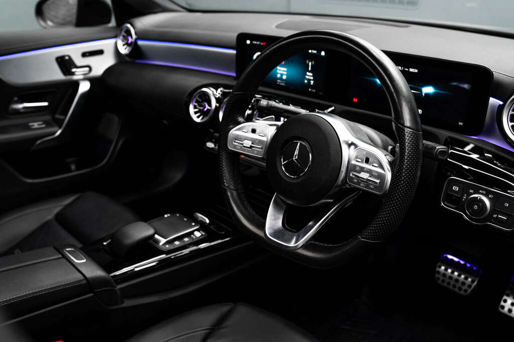 Mercedes-Benz CLA Class Saloon White #24