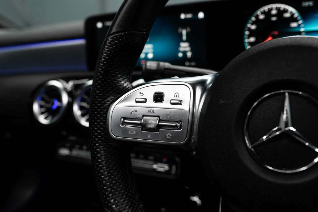 Mercedes-Benz CLA Class Saloon White #32