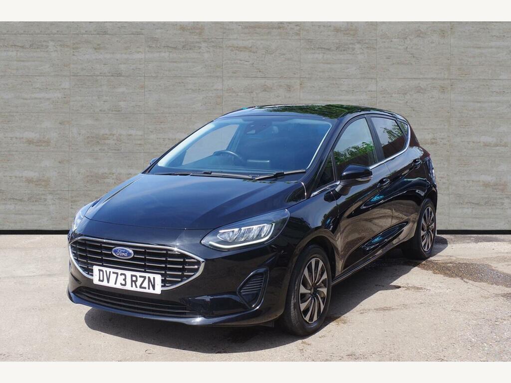 Ford Fiesta 1.0T Ecoboost Titanium Euro 6 S S... DV73RZN Black #3