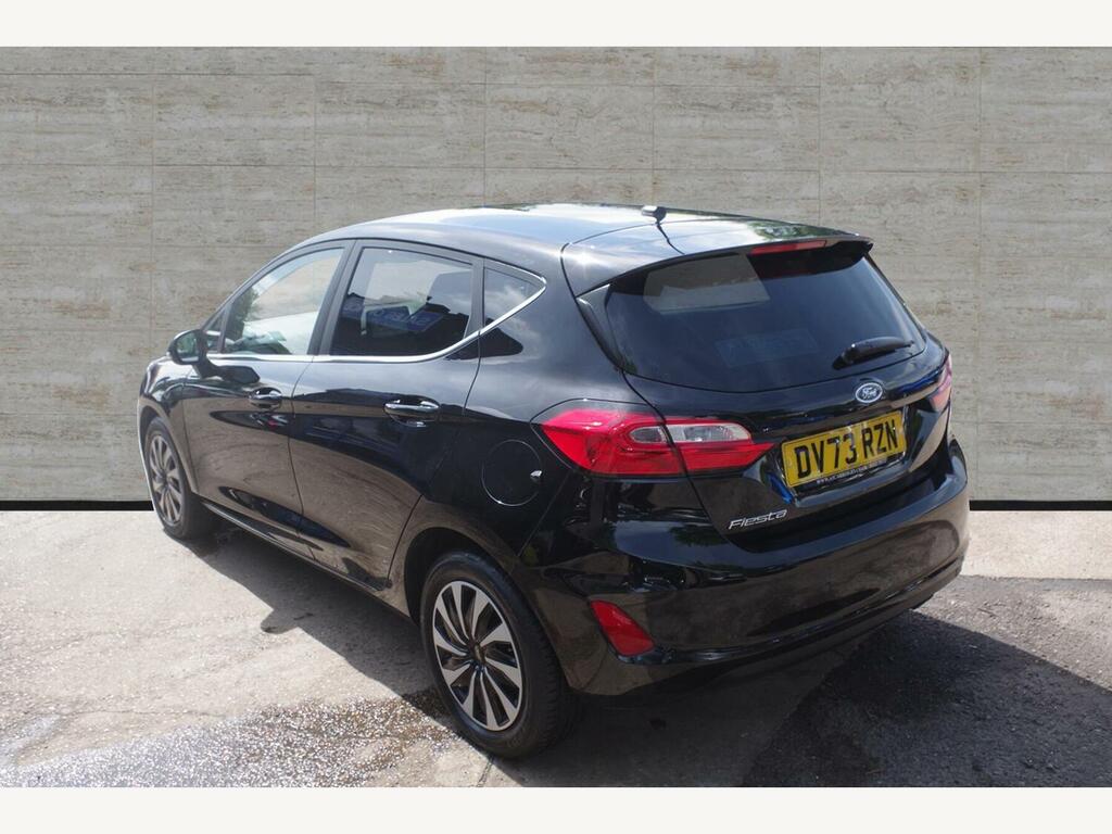 Ford Fiesta 1.0T Ecoboost Titanium Euro 6 S S... DV73RZN Black #4