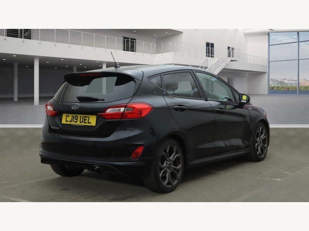 Ford Fiesta 1.0T Ecoboost St-line Euro 6 Ss CJ19UEL Black #4