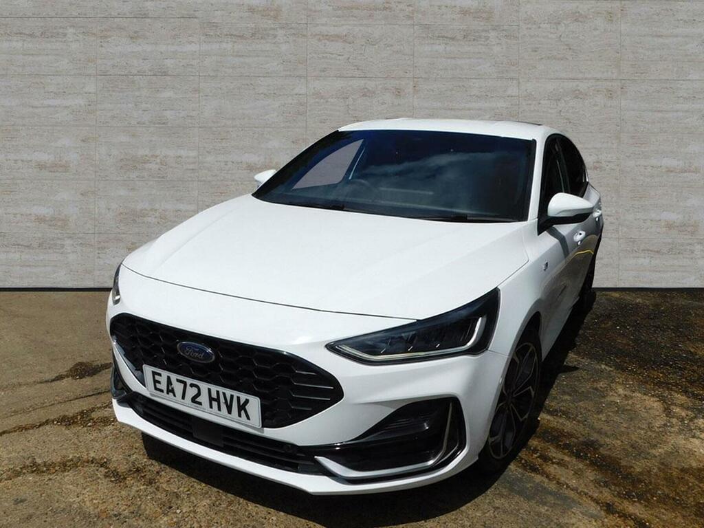 Ford Focus 1.0T Ecoboost Mhev St-line Vignale D... EA72HVK White #3
