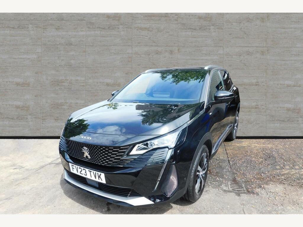 Peugeot 3008 1.2 Puretech Gt Eat Euro 6 S S 5... FV23TVK Black #3