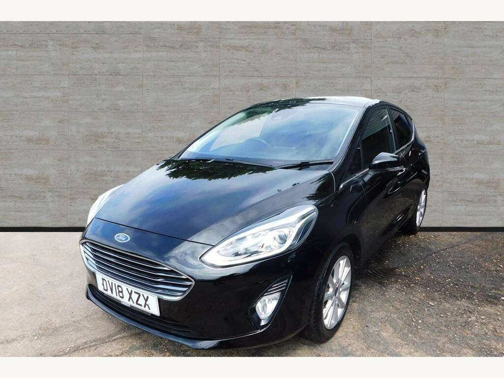 Ford Fiesta 1.0T Ecoboost Titanium Euro 6 S S... DV18XZX Black #3