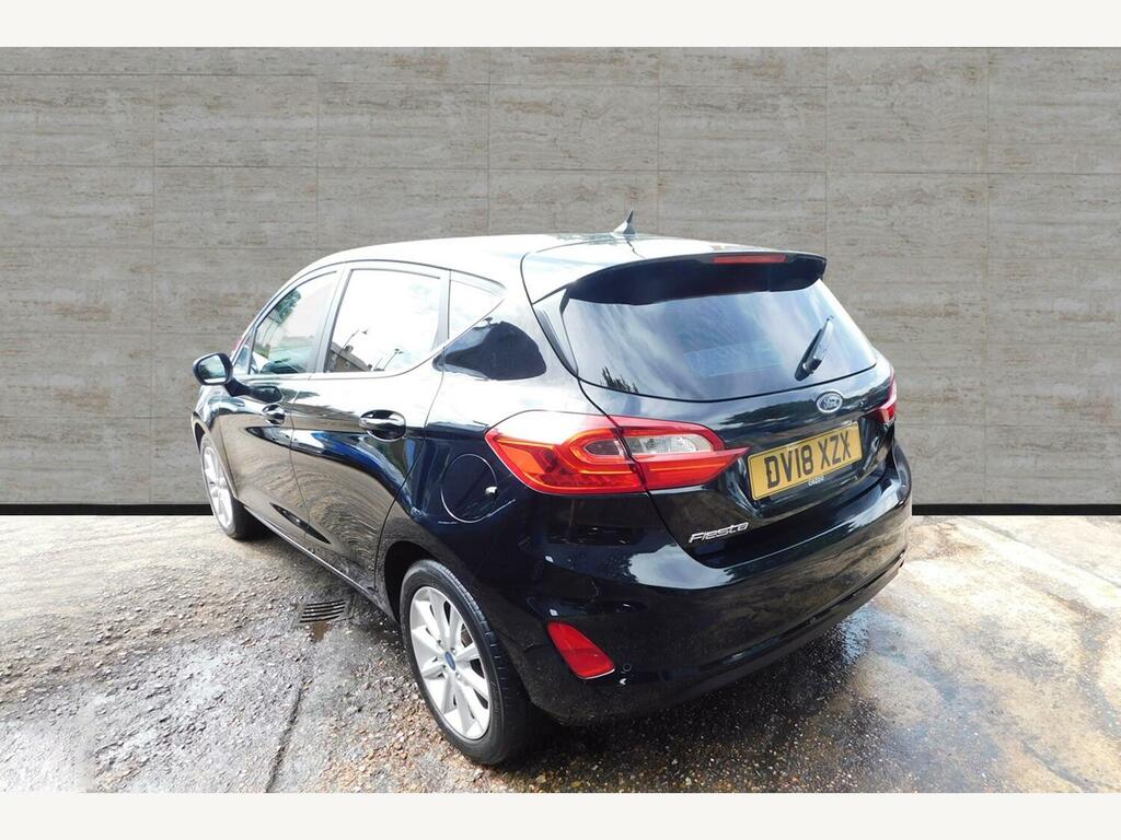 Ford Fiesta 1.0T Ecoboost Titanium Euro 6 S S... DV18XZX Black #5