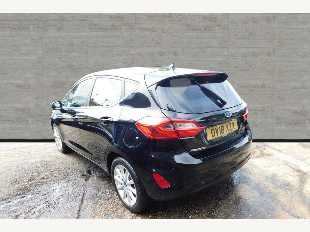 Ford Fiesta 1.0T Ecoboost Titanium Euro 6 S S... DV18XZX Black #4