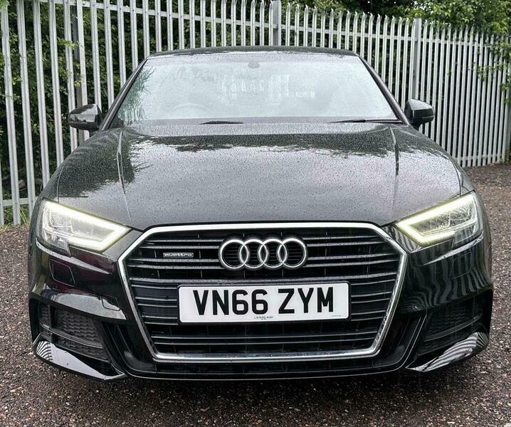 Audi A3 2.0 Tdi S Line VN66ZYM Black #3