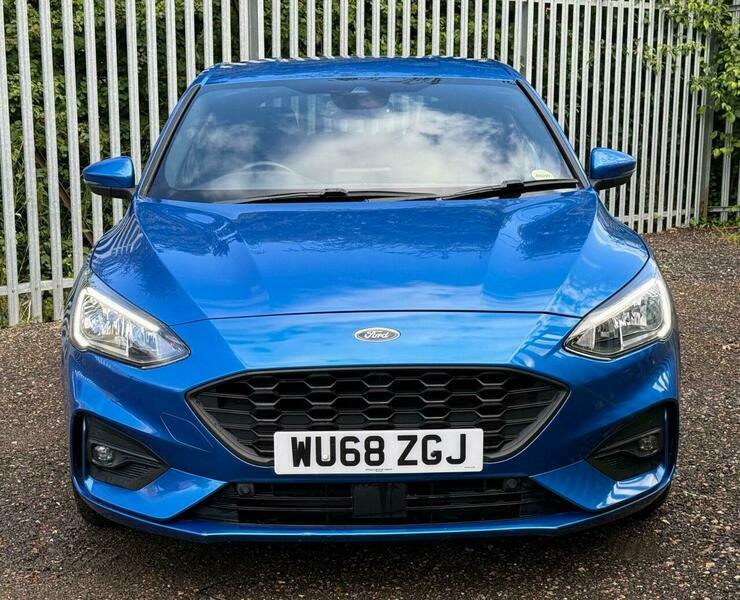 Ford Focus 1.0T Ecoboost St-line X WU68ZGJ Blue #2