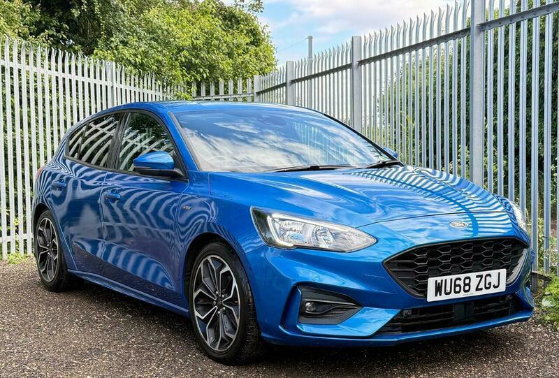 Ford Focus 1.0T Ecoboost St-line X WU68ZGJ Blue #6