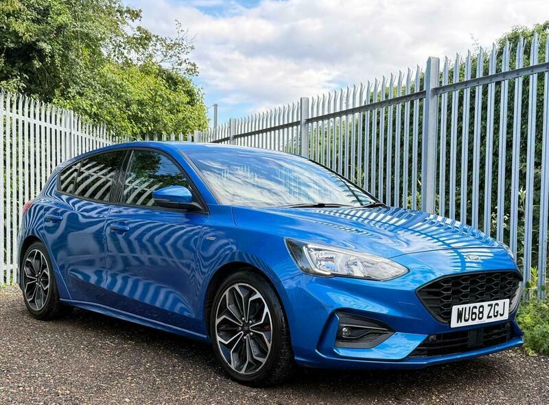 Ford Focus 1.0T Ecoboost St-line X WU68ZGJ Blue #5