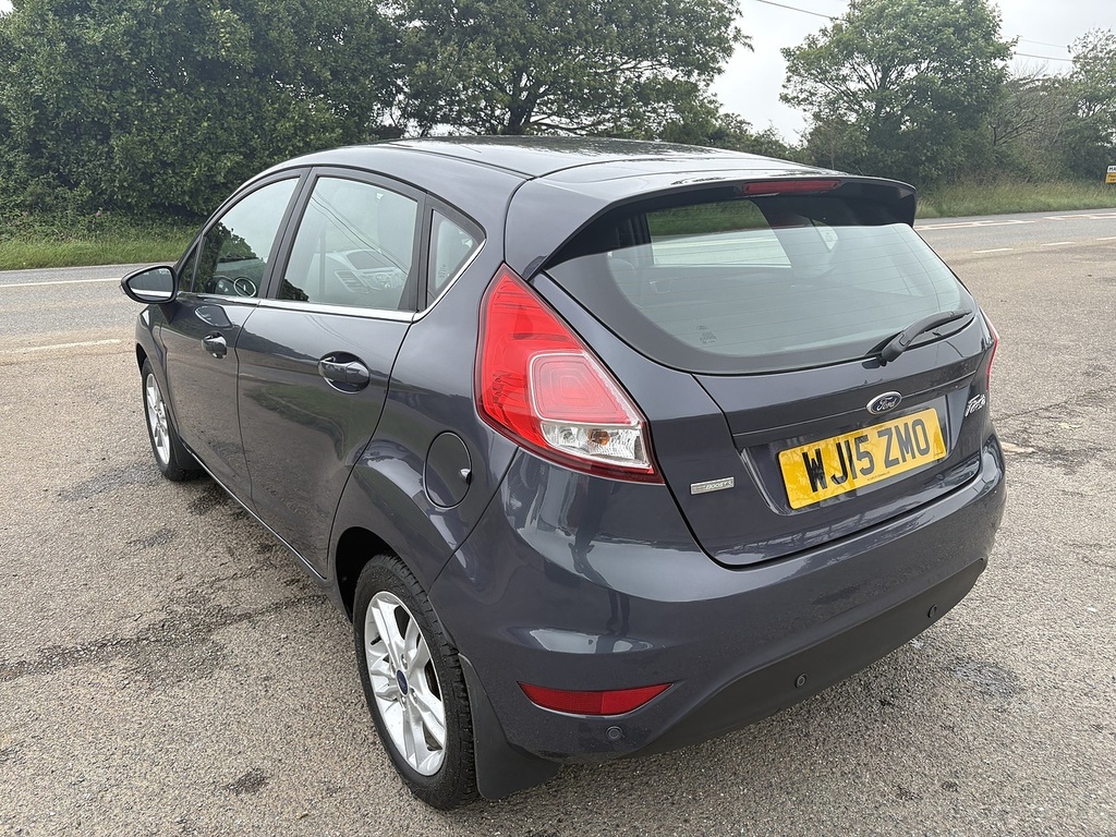 Ford Fiesta T Ecoboost Zetec WJ15ZMO Grey #2