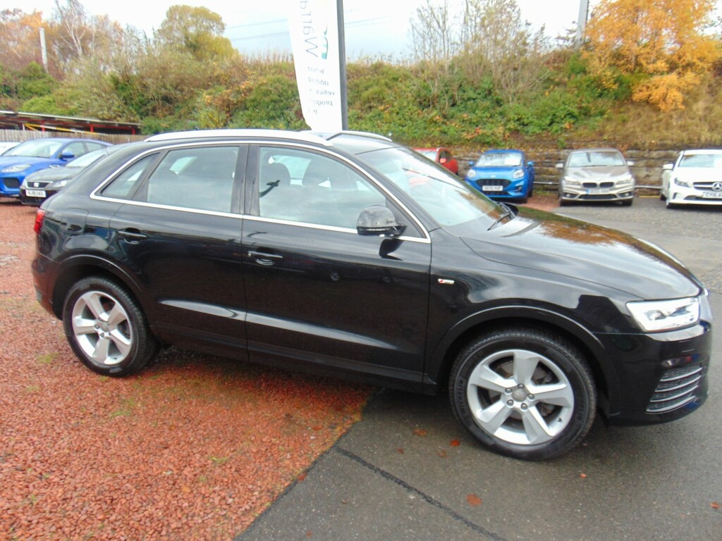 Audi Q3 Suv 2.0 Tfsi S Line Mot June 2027 Full Dealer Black