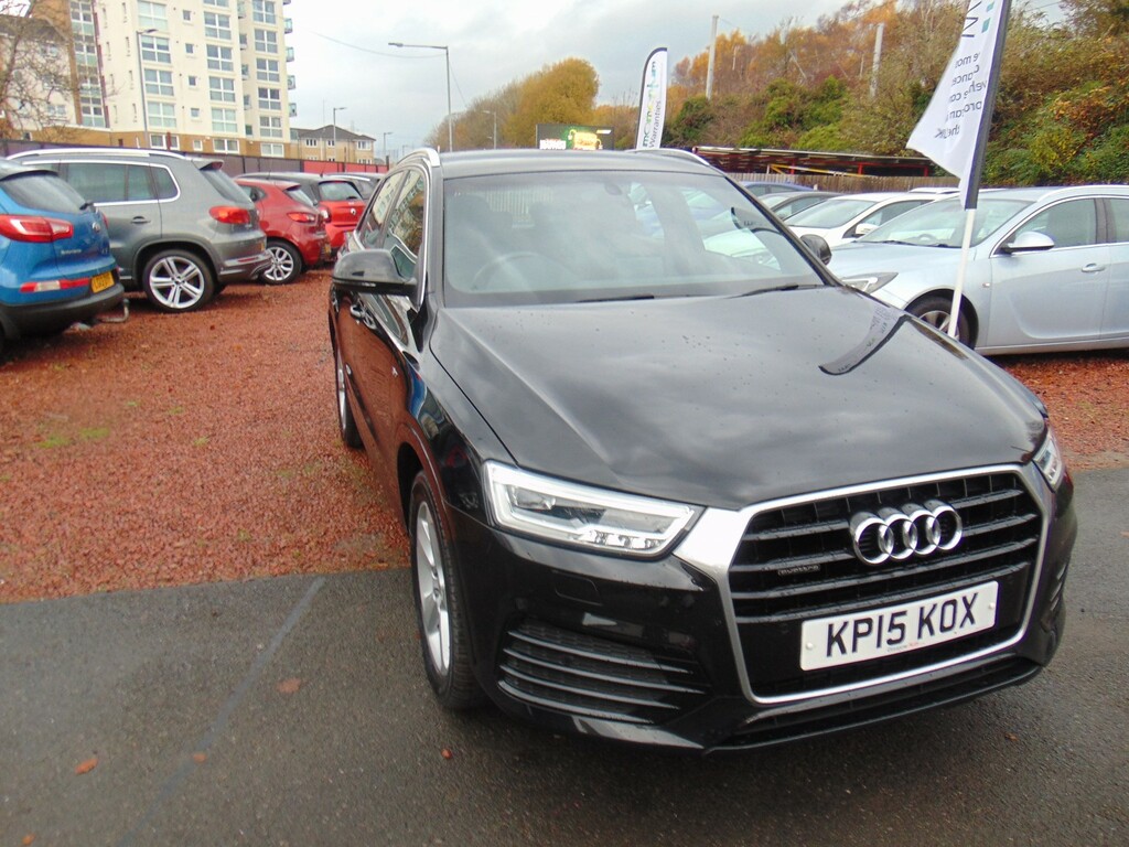 Audi Q3 Suv 2.0 Tfsi S Line Mot June 2027 Full Dealer Black #4