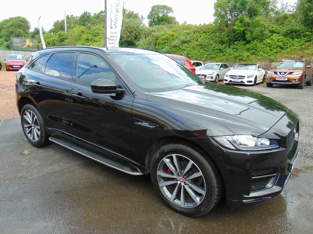Jaguar F-Pace 2.0 D180 R-sport Mot June 2027 5 Service Stamp Black #3