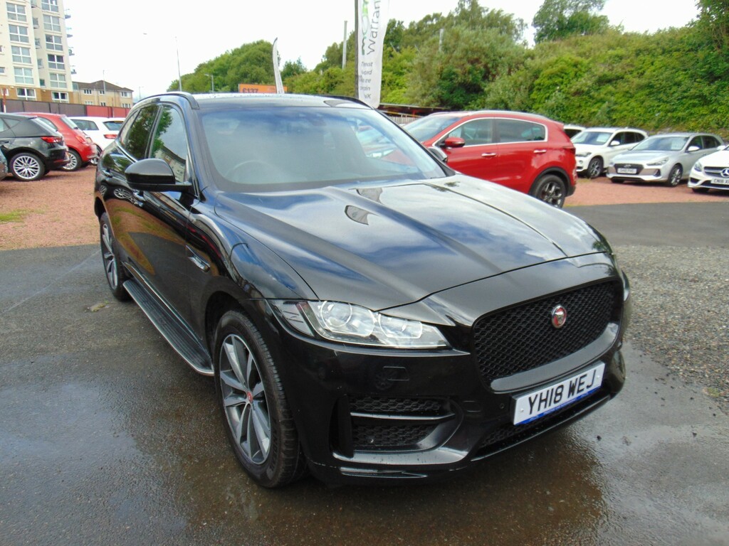 Jaguar F-Pace 2.0 D180 R-sport Mot June 2027 5 Service Stamp Black #4