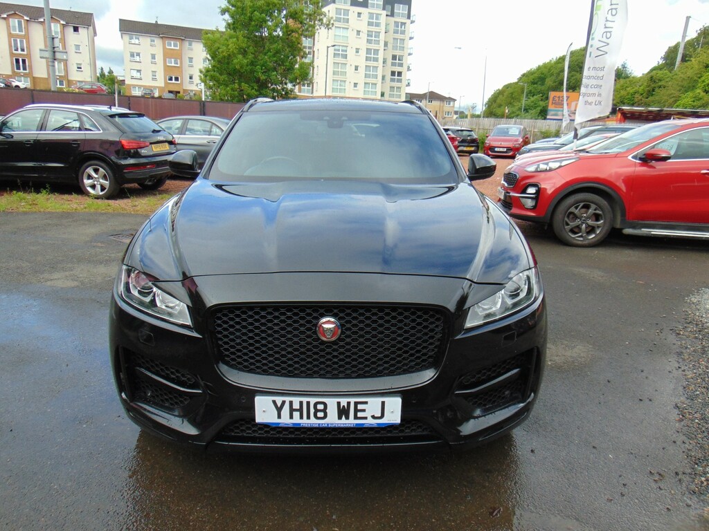 Jaguar F-Pace 2.0 D180 R-sport Mot June 2027 5 Service Stamp Black #5