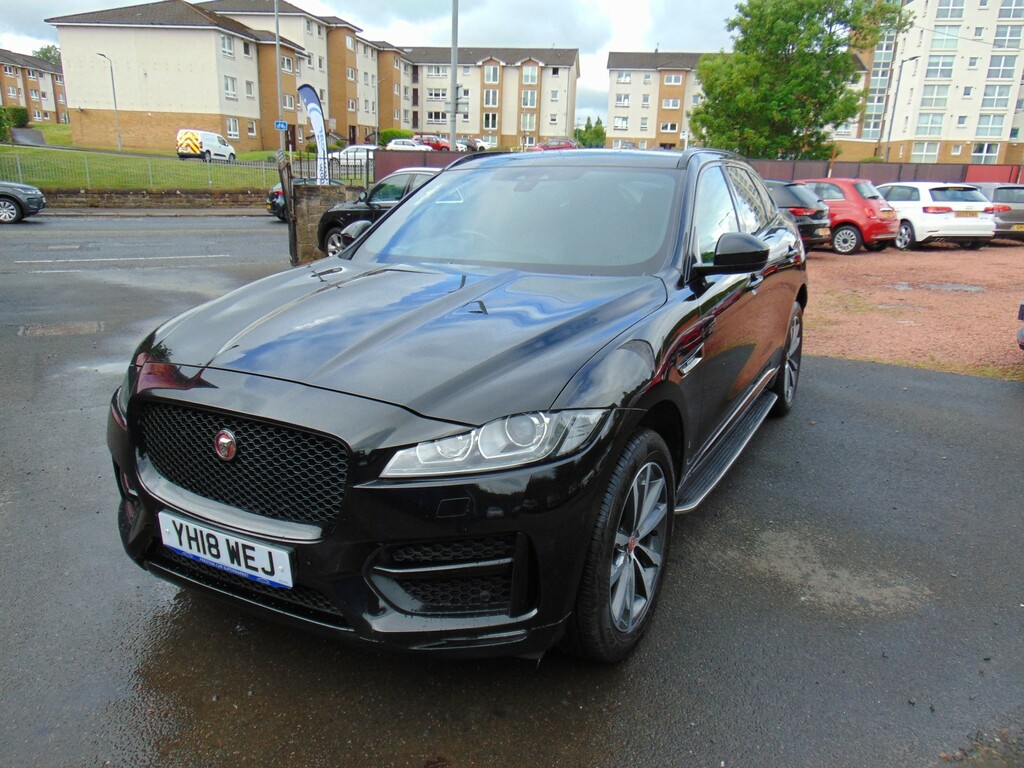 Jaguar F-Pace 2.0 D180 R-sport Mot June 2027 5 Service Stamp Black #6