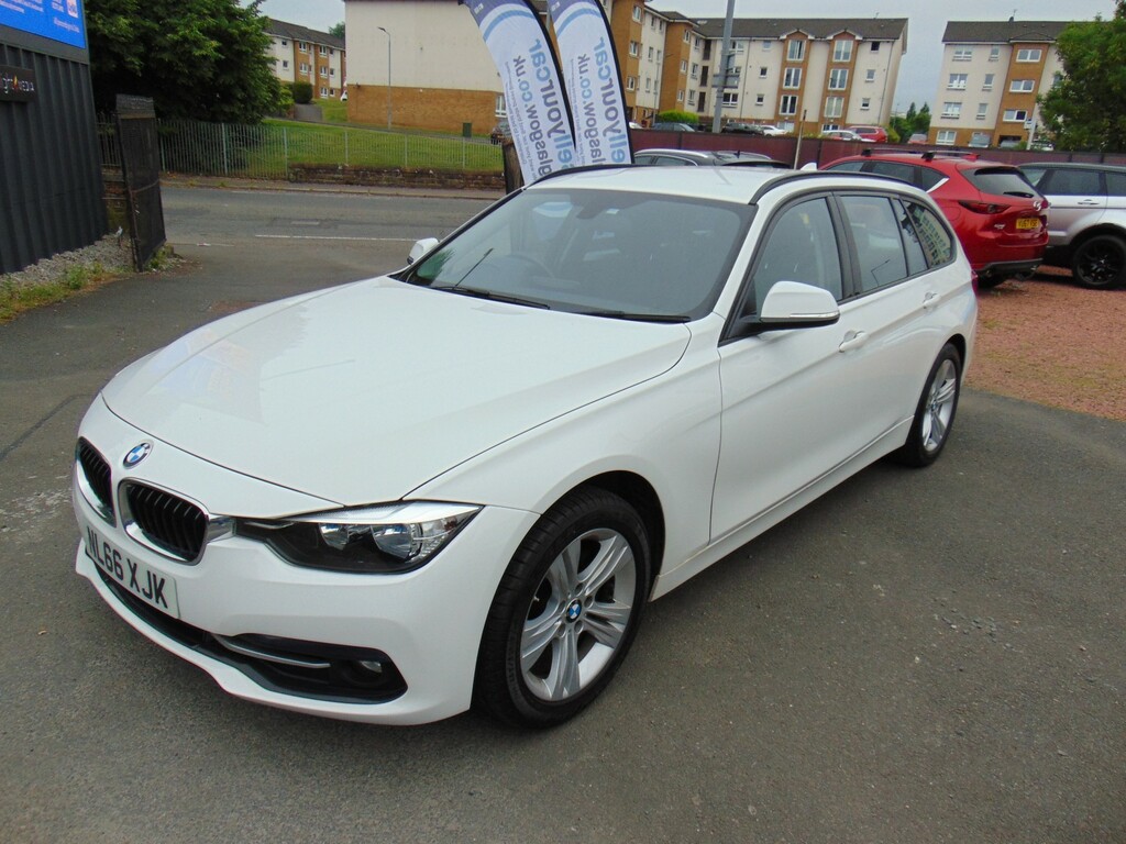 BMW 3 Series 2.0 318D Sport Touring Mot June 2027 Only 6388 White #6