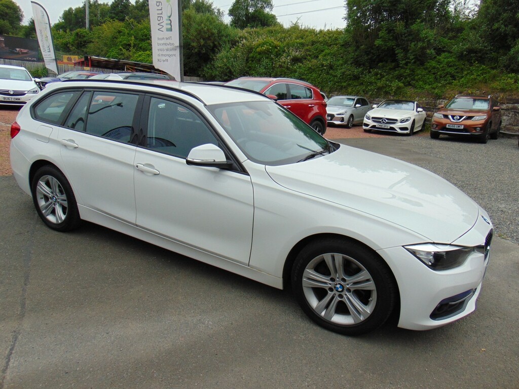 BMW 3 Series 2.0 318D Sport Touring Mot June 2027 Only 6388 White
