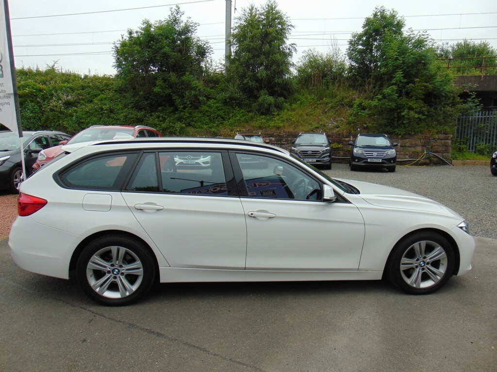 BMW 3 Series 2.0 318D Sport Touring Mot June 2027 Only 6388 White #2